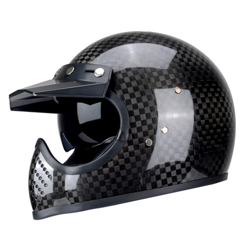 Carbon Fiber Full Face Helmet