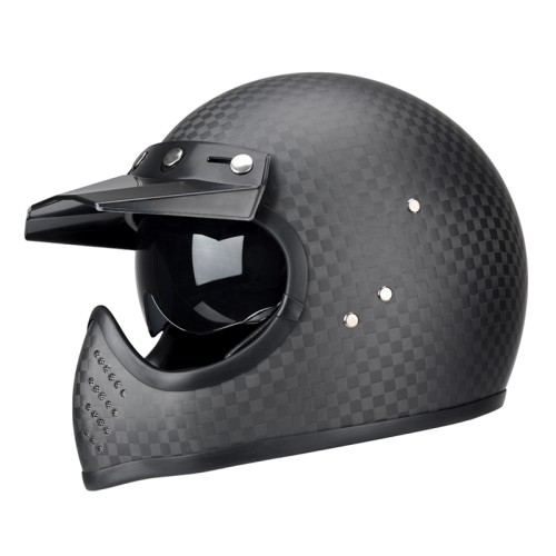 Carbon Fiber Full Face Helmet
