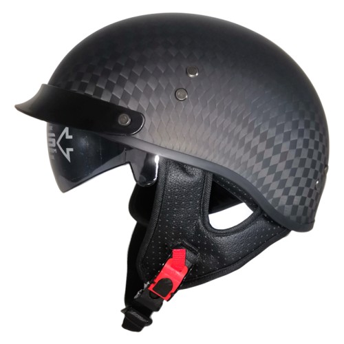 Carbon Fiber Moto Half Helmet