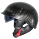 Carbon Fiber Moto Half Helmet