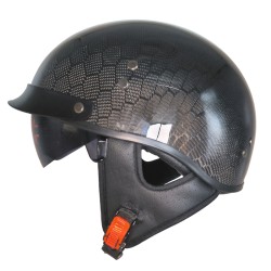 Carbon Fiber Moto Half Helmet