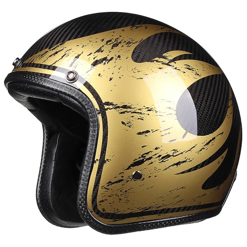 Carbon Fiber Open Face Helmet