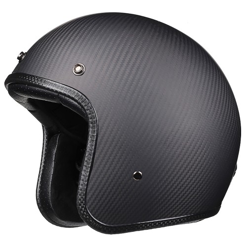 Carbon Fiber Open Face Helmet