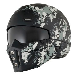 Camouflage Modular Moto Helmet