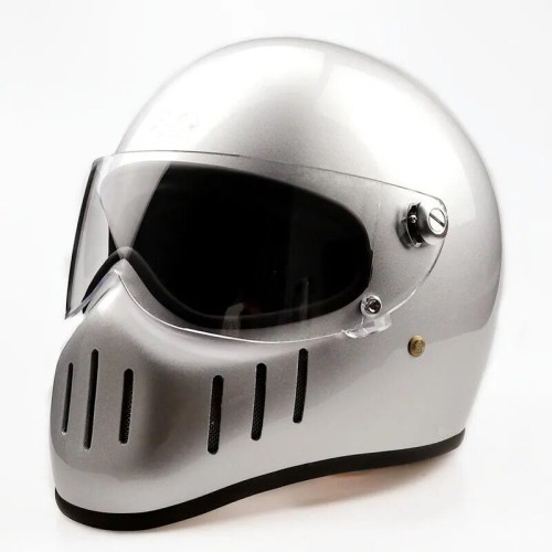 Vintage Full Helmet with Lens