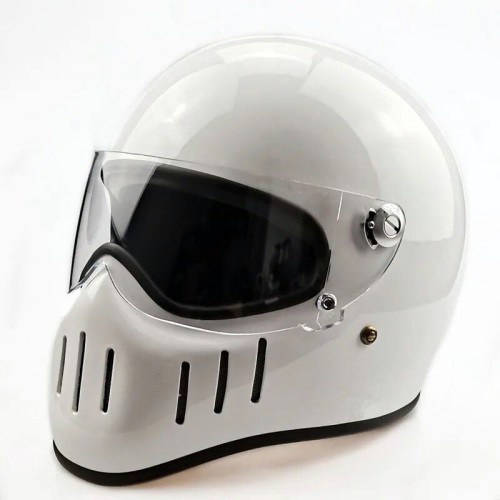 Vintage Full Helmet with Lens