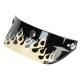 Moto Helmet Visor Fire Style